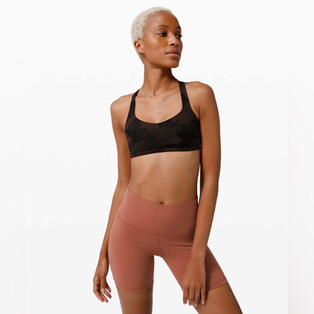Lululemon size for brown camo sports bra - Picture 3 of 7